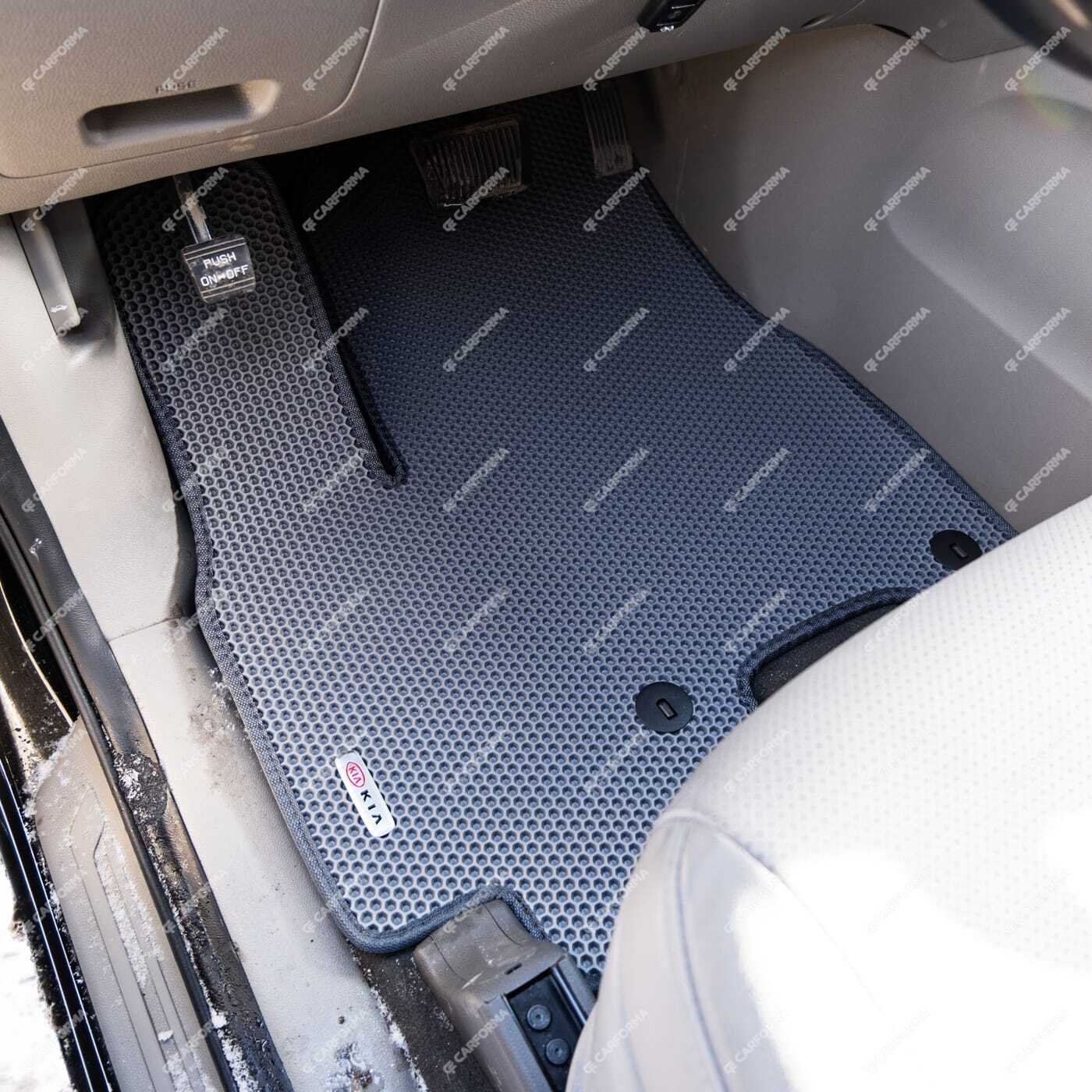 Ворсовые коврики на KIA Carnival III 9 мест и 11 мест 2014&nbsp;-&nbsp;2021 в Мурманске