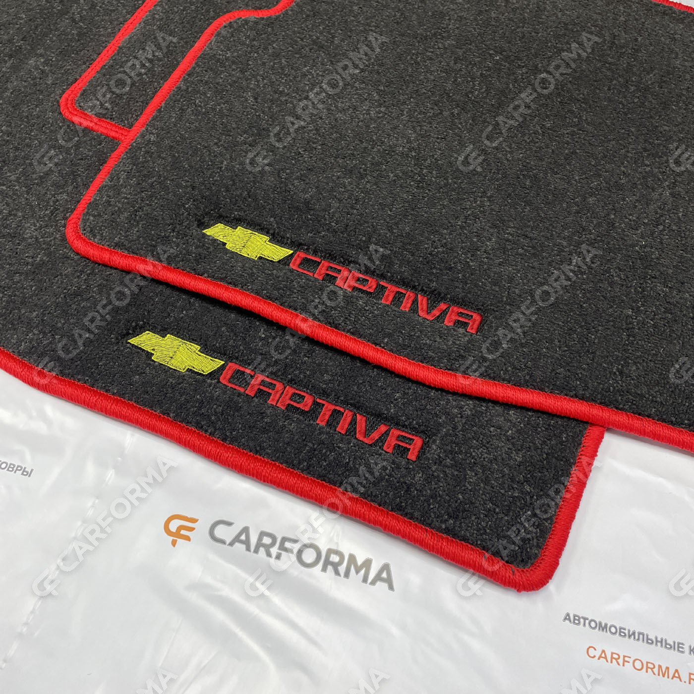 Ворсовые коврики на Chevrolet Captiva 2006&nbsp;-&nbsp;2016 в Мурманске