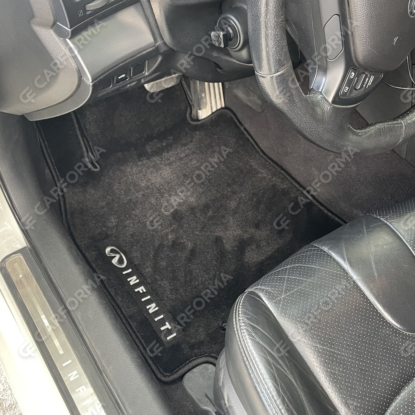Ворсовые коврики на Infiniti G IV Купе 2006&nbsp;-&nbsp;2014 в Мурманске
