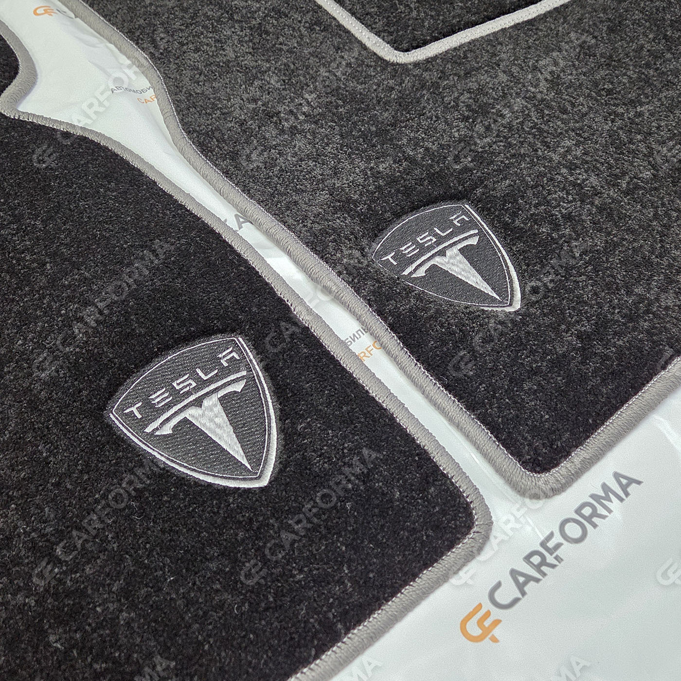 Ворсовые коврики на Tesla Model S 2012&nbsp;-&nbsp;2026 в Мурманске
