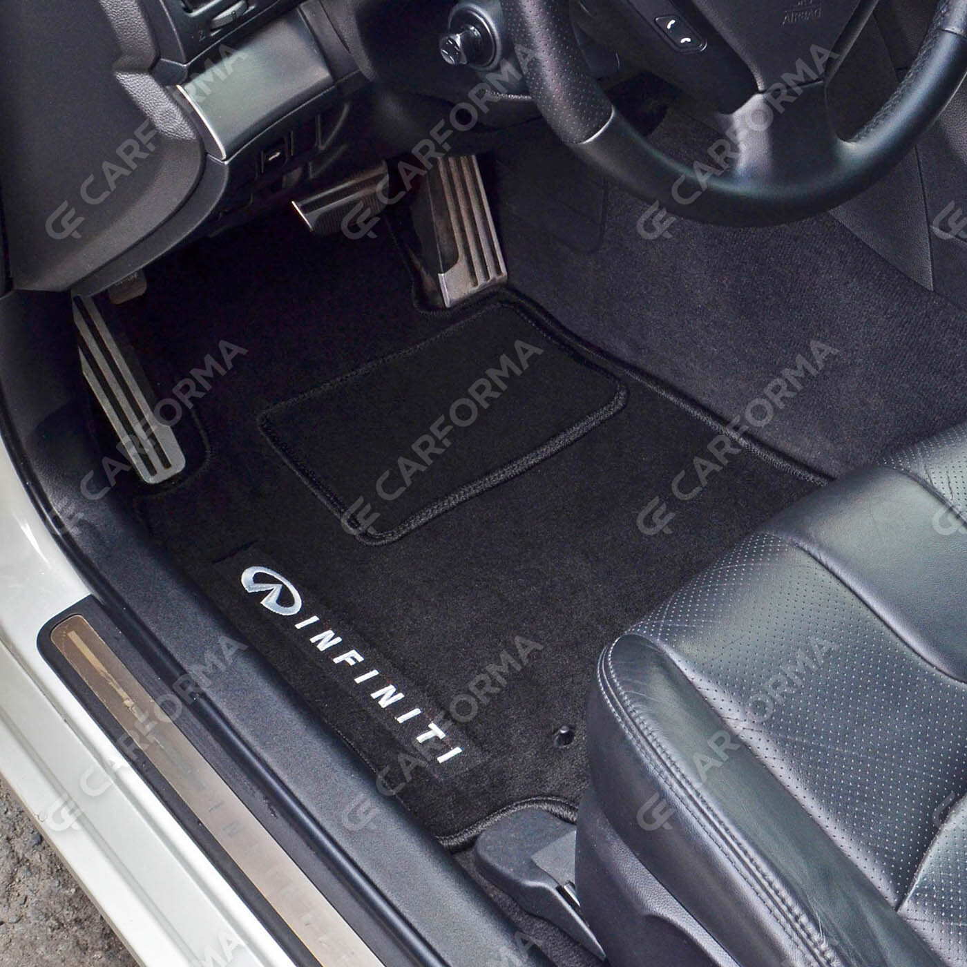 Ворсовые коврики на Infiniti G IV Купе 2006&nbsp;-&nbsp;2014 в Мурманске
