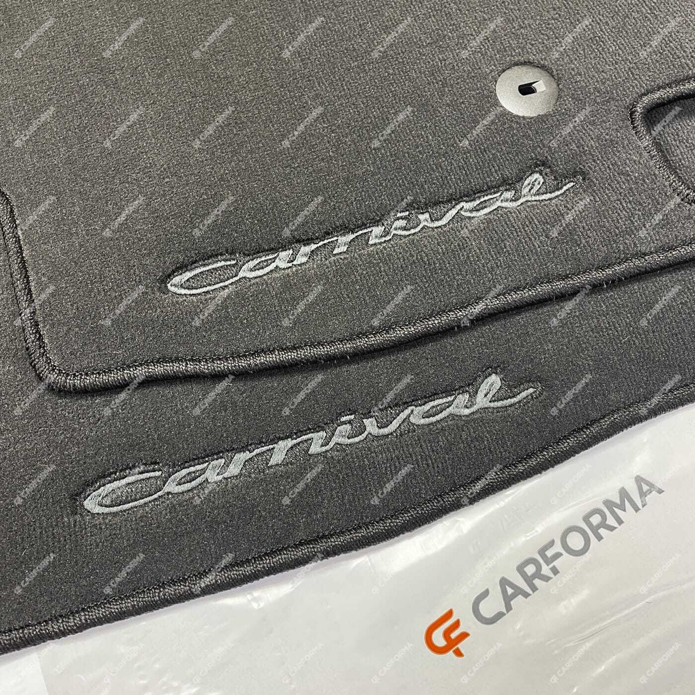 Коврики на KIA Carnival IV 7 мест без оттоманок 2020&nbsp;-&nbsp;2025 в Мурманске