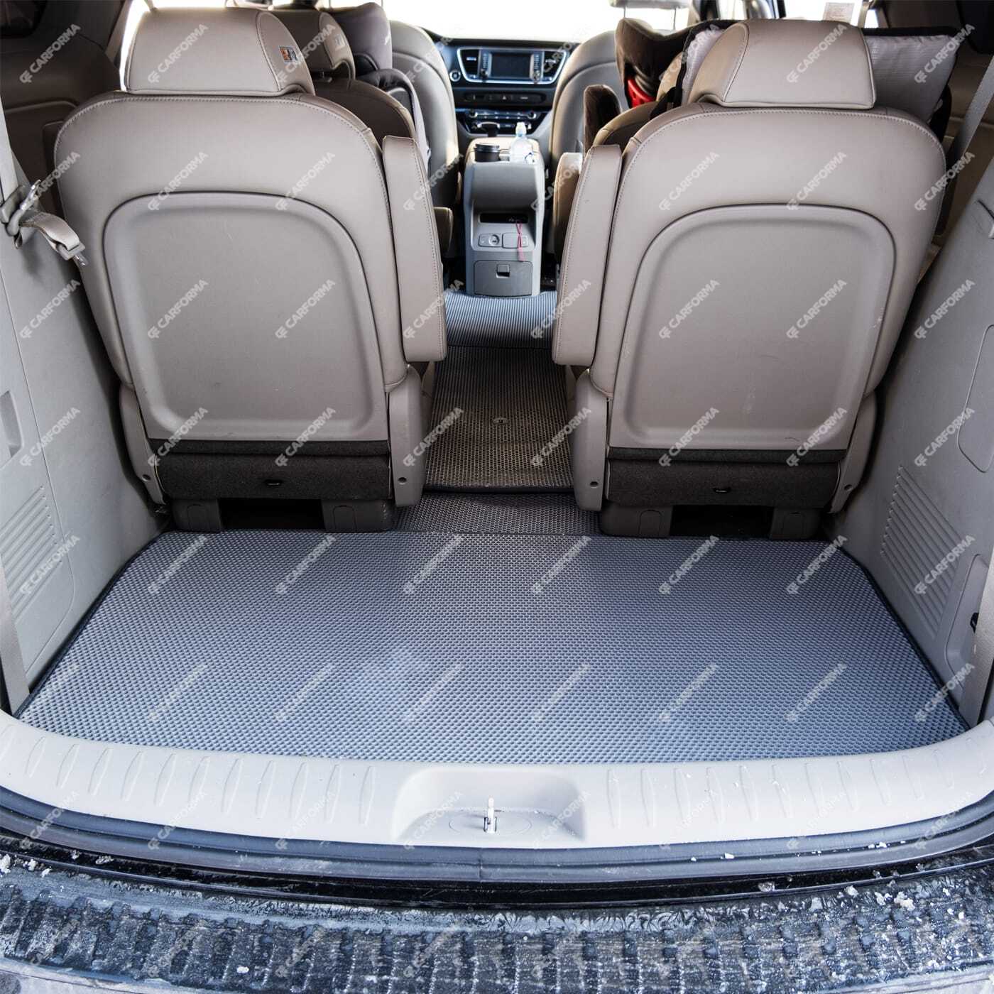 Ворсовые коврики на KIA Carnival III 9 мест и 11 мест 2014&nbsp;-&nbsp;2021 в Мурманске