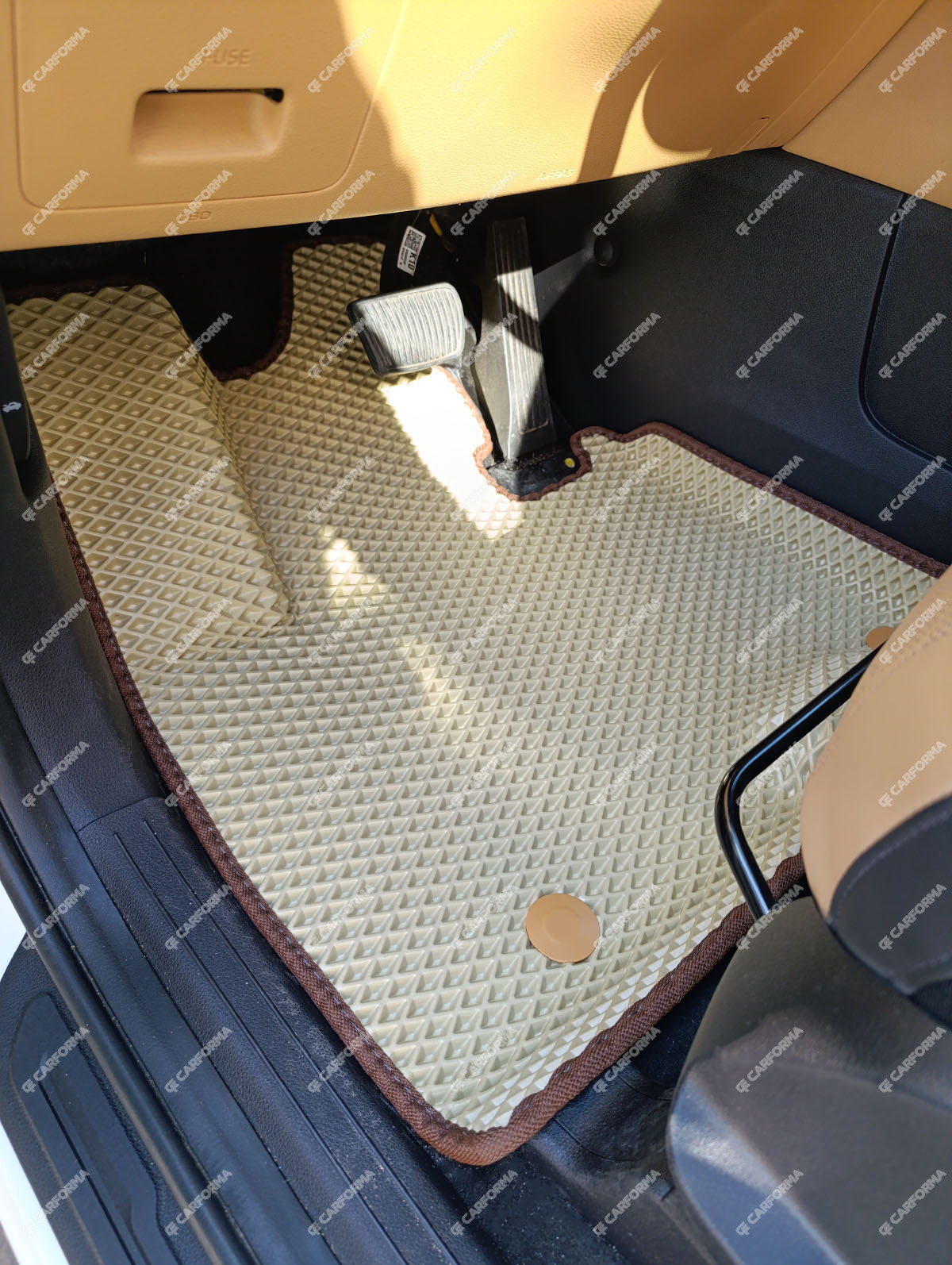 Коврики на KIA Carnival IV 7 мест без оттоманок 2020&nbsp;-&nbsp;2025 в Мурманске