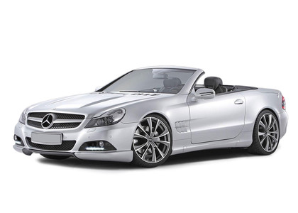 Ворсовые коврики на Mercedes SL (R230) 2001 - 2011 в Мурманске
