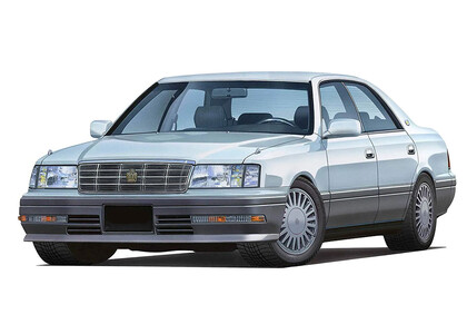 Ворсовые коврики на Toyota Crown (S150) 1995 - 2001 в Мурманске
