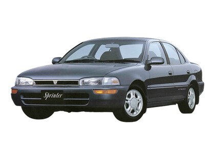 Ворсовые коврики на Toyota Sprinter (E10) 1991 - 2002 в Мурманске