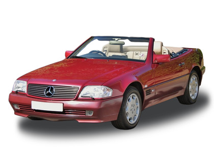 Ворсовые коврики на Mercedes SL (R129) 1989 - 2002 в Мурманске