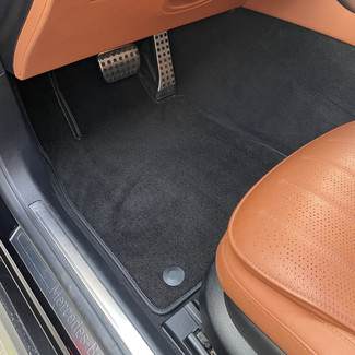 Ворсовые коврики на Mercedes S (W223, V223) 2020 - 2025 в Мурманске
