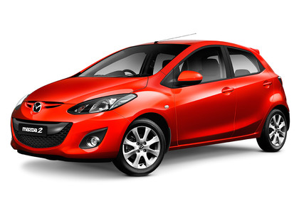 Ворсовые коврики на Mazda 2 2007 - 2015 в Мурманске