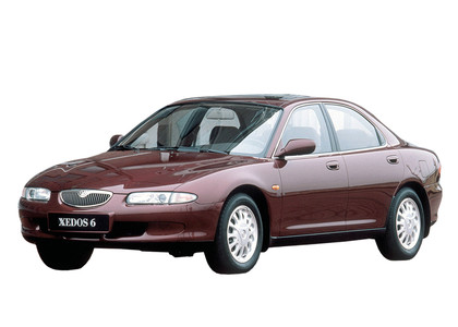 Ворсовые коврики на Mazda Xedos 6 1992 - 2000 в Мурманске