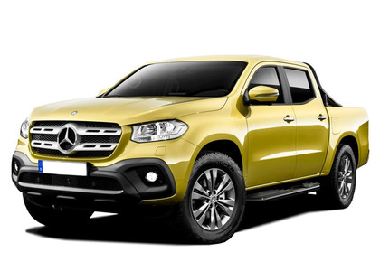 Ворсовые коврики на Mercedes X-Class 2017 - 2020 в Мурманске