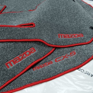 Ворсовые коврики на Mazda CX5 II 2016 - 2025 в Мурманске