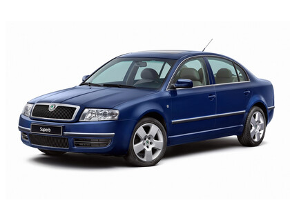 Ворсовые коврики на Skoda Superb I 2002 - 2008 в Мурманске