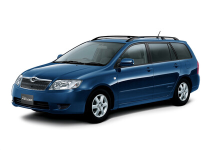 Ворсовые коврики на Toyota Corolla Fielder (E12) 2001 - 2006 в Мурманске