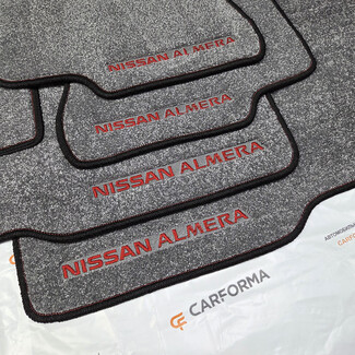 Ворсовые коврики на Nissan Almera 2 (N16) 2000 - 2006 в Мурманске Ворсовые коврики на Nissan Almera 2 (N16) 2000 - 2006 в Мурманске