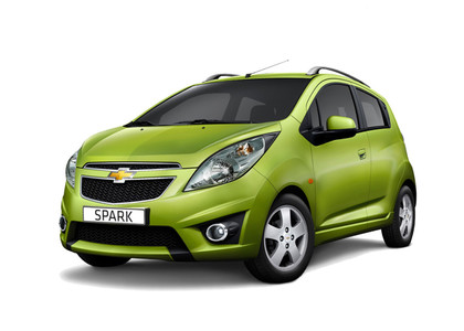 Ворсовые коврики на Chevrolet Spark III 2009 - 2023 в Мурманске