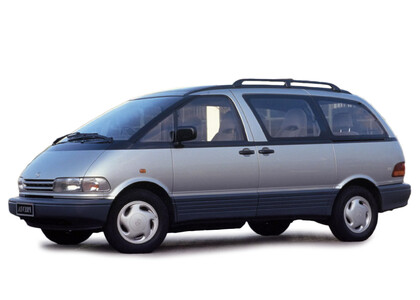 Ворсовые коврики на Toyota Previa (XR10, XR20) 1990 - 2000 в Мурманске