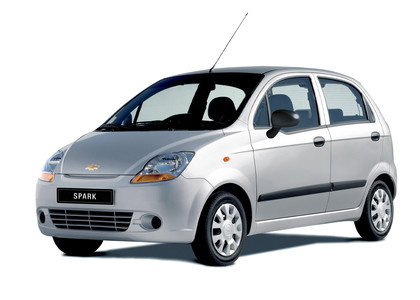 Ворсовые коврики на Chevrolet Spark II 2005 - 2010 в Мурманске