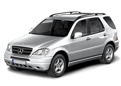 Ворсовые коврики на Mercedes ML (W163) 1997 - 2005 в Мурманске