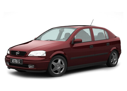 Ворсовые коврики на Opel Astra G 1998 - 2004 в Мурманске