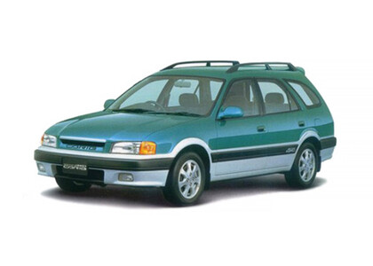 Ворсовые коврики на Toyota Sprinter Carib (E11) 1995 - 2002 в Мурманске